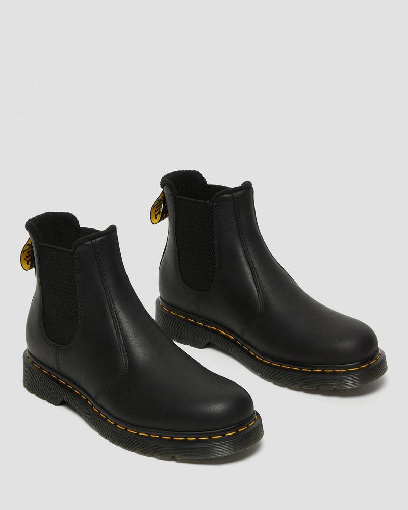 Dr Martens 2976 Warmwair Læder Ankelstøvler Dame Sort | DK 38QMA